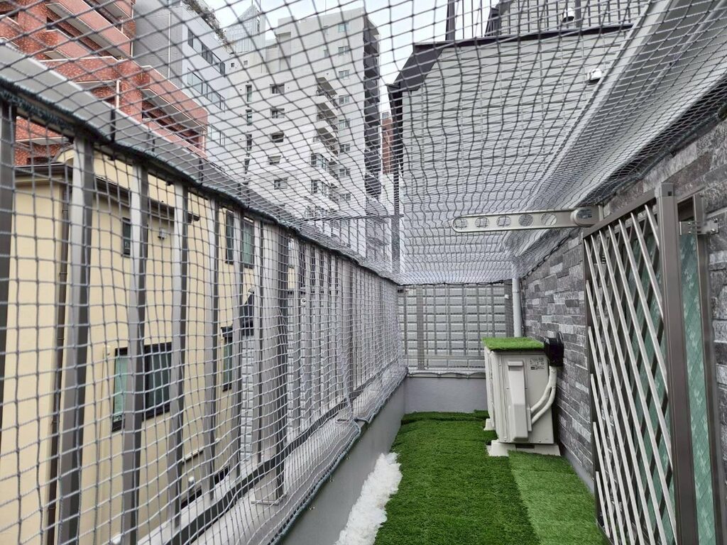 大人気！ベランダに遊び場